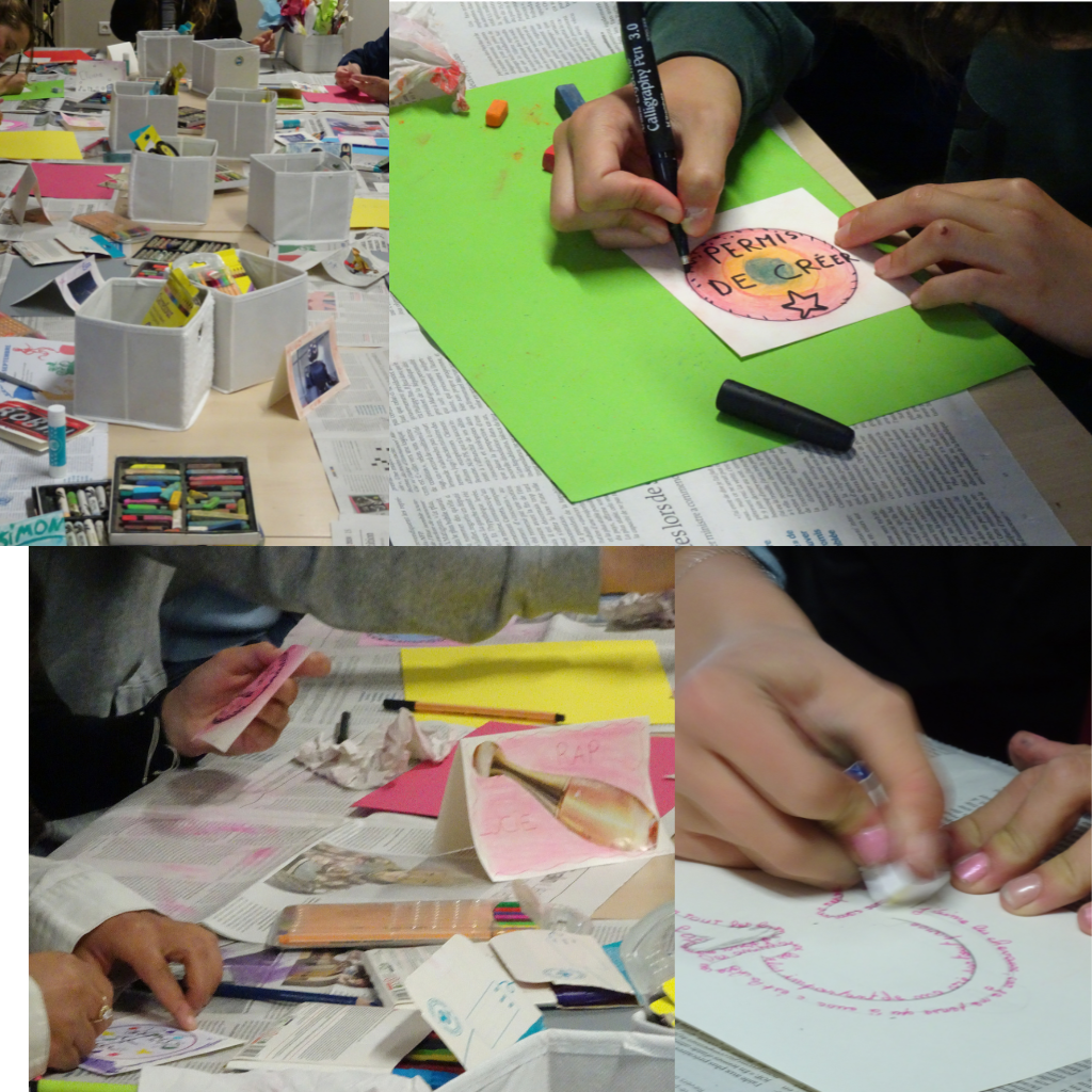 Atelier de Journal Créatif-La Fabrique Média Suzanne Fénéon